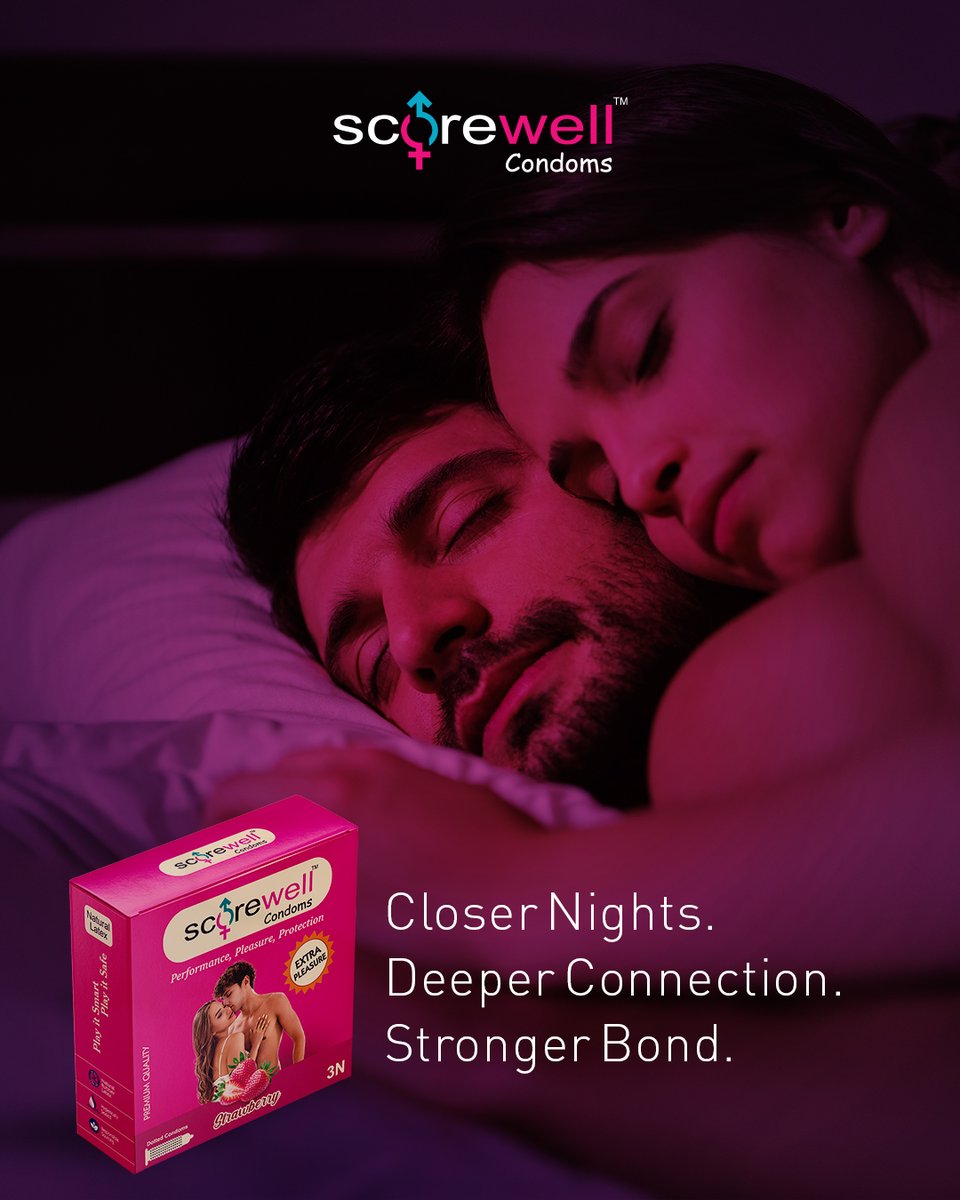 corewell_inno's tweet image. Closer nights. Deeper connection. Stronger bond. With Scorewell, it’s not just protection—it’s passion perfected.
#scorewellcondoms #closernights #deeperconnection #strongerbond #performancepleasureprotection #stayprotectedstayconnected