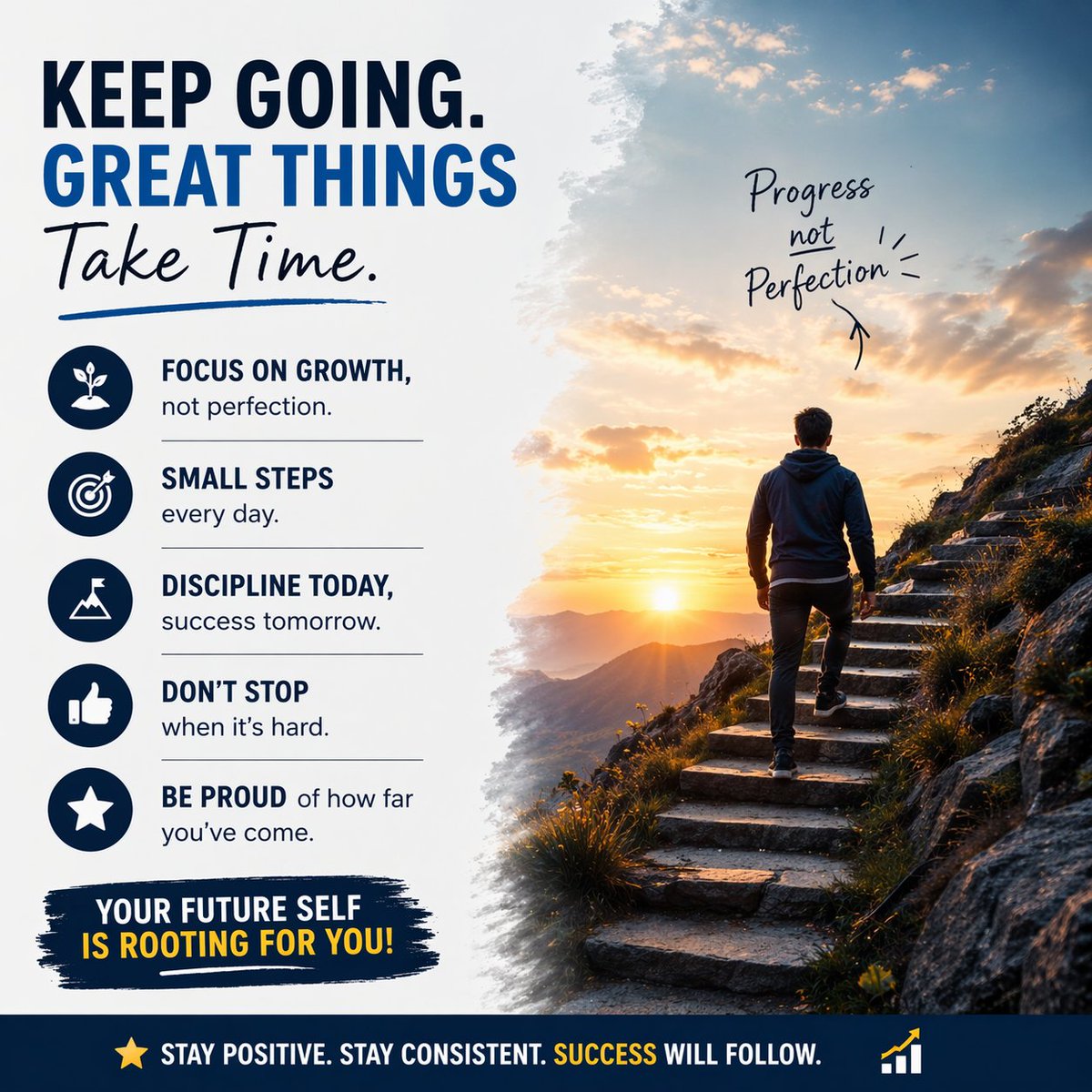 has33bmernstack's tweet image. 📷Keep Going Great Things Take Time 📷

📷 Progress not Perfection

#motivation #motivationdaily #consistency #trendingnow #viralpost