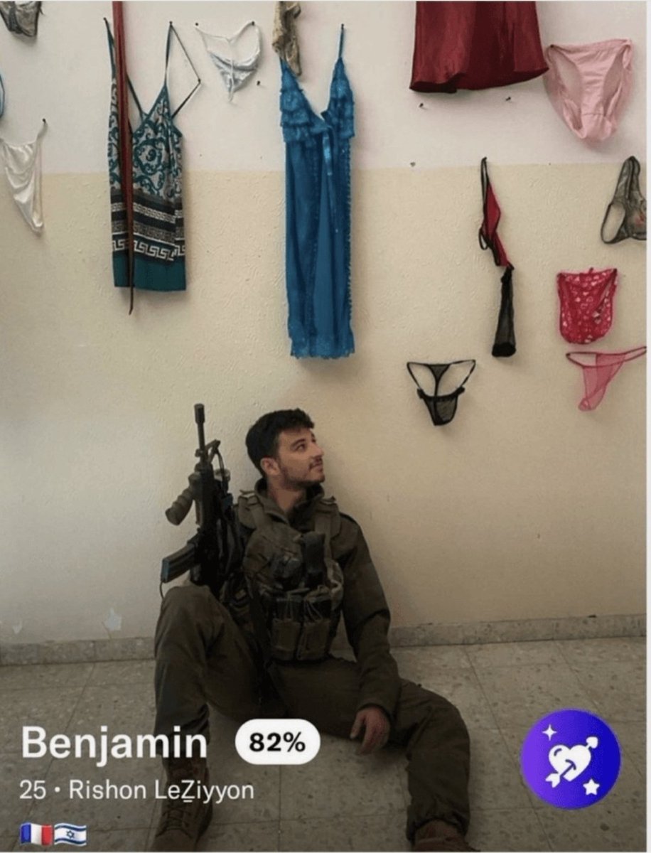 Mxkamillia's tweet photo. @JordanUhl @the_gurl_kai Standing with Palestine means "Standing with rape"... Last time I checked Palestinians weren't the ones killing women and stealing their underwear to display as trophies. https://t.co/D7Nt5nE5ZH