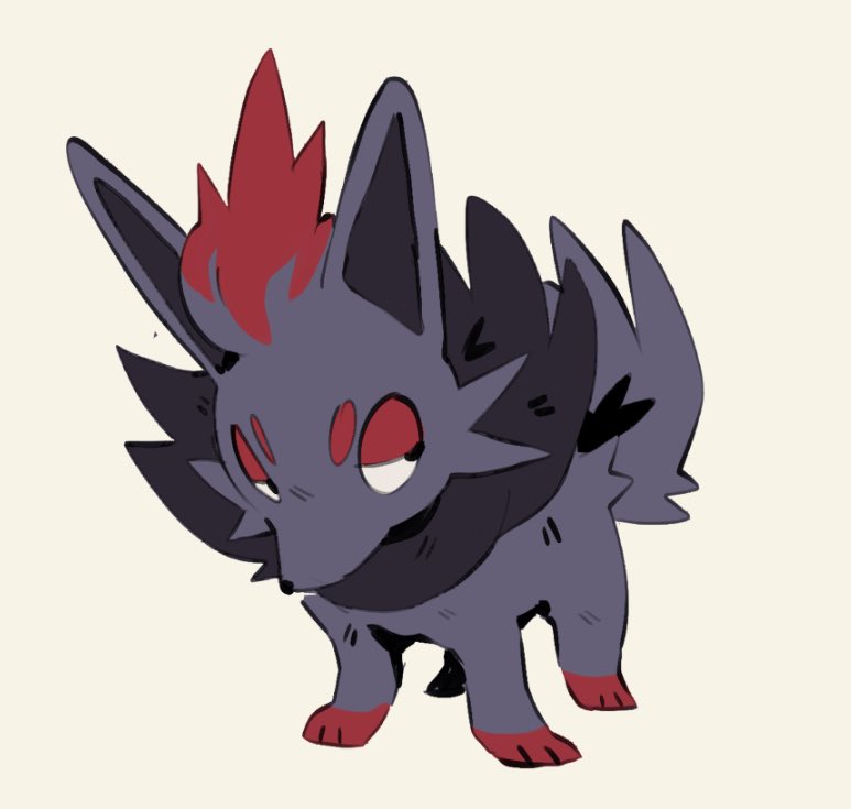 I think this is the second time I’ve ever actually drawn Zorua