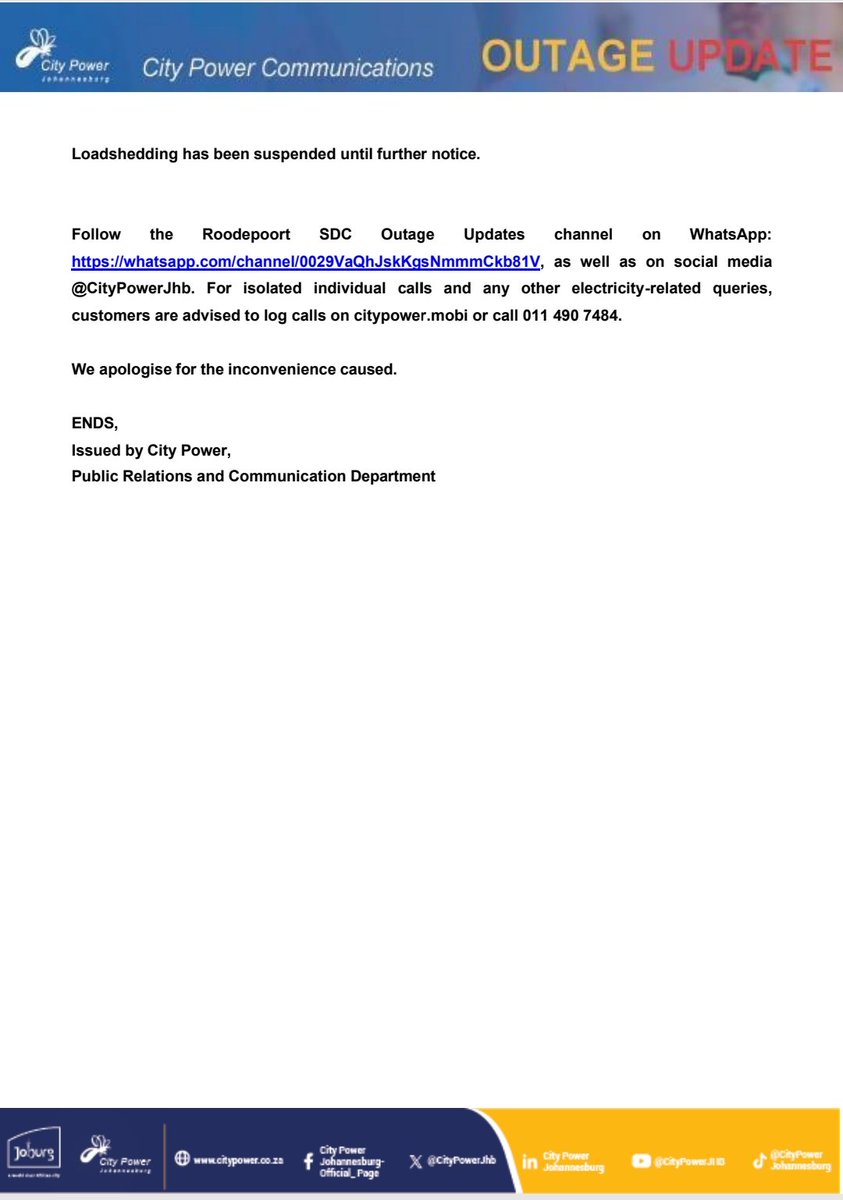 @CityPowerJhb tweet media