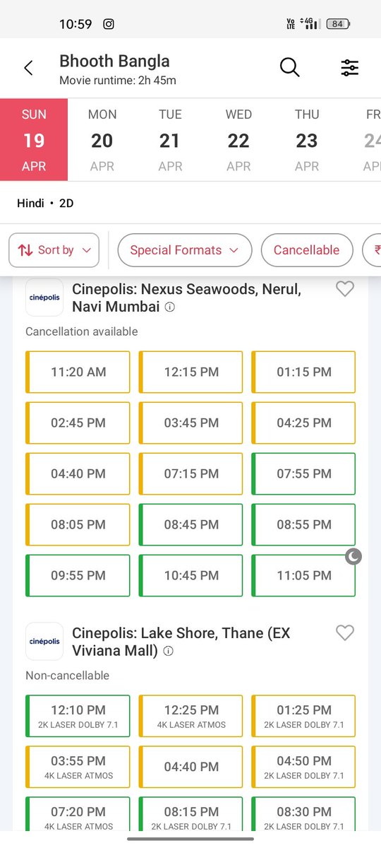 Shiv__8895's tweet photo. #BhootBangla in Mumbai 

On Sunday 💪🏻
204 Shows Filling Fast ⏩ 

#BhoothBanglaPublicReview
#Tabu #BhoothBanglaReview
#BhoothBanglaInCinemasTonight
#AkshayKumar #Priyadarshan #Tabu #PareshRawal #WamiqaGabbi #EktaaKapoor https://t.co/nZAvrnI2AR