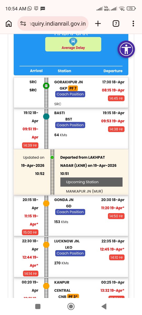 vishalkrishna's tweet photo. 15 HOUR DELAY. No accountability.
 
Indian Railways turned a confirmed journey into a professional disaster.
 
This is not inconvenience. This is NEGLIGENCE.
 
PNR: 2354139474 Train: 01416
 
@RailMinIndia @IndianRailways @PMOIndia
 
#TrainDelay #Accountability #PassengerRights https://t.co/YE9WGxVo6s