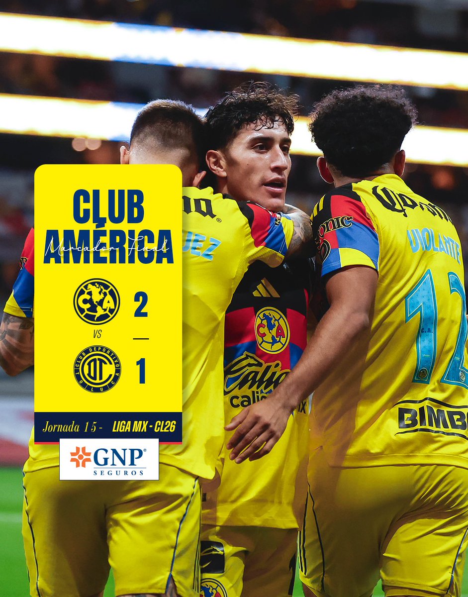 ¡ Ganó el #America  y lo celebran los incrédulos.

el <a href="/ClubAmerica/">Club América</a>  está vivo. 🦅