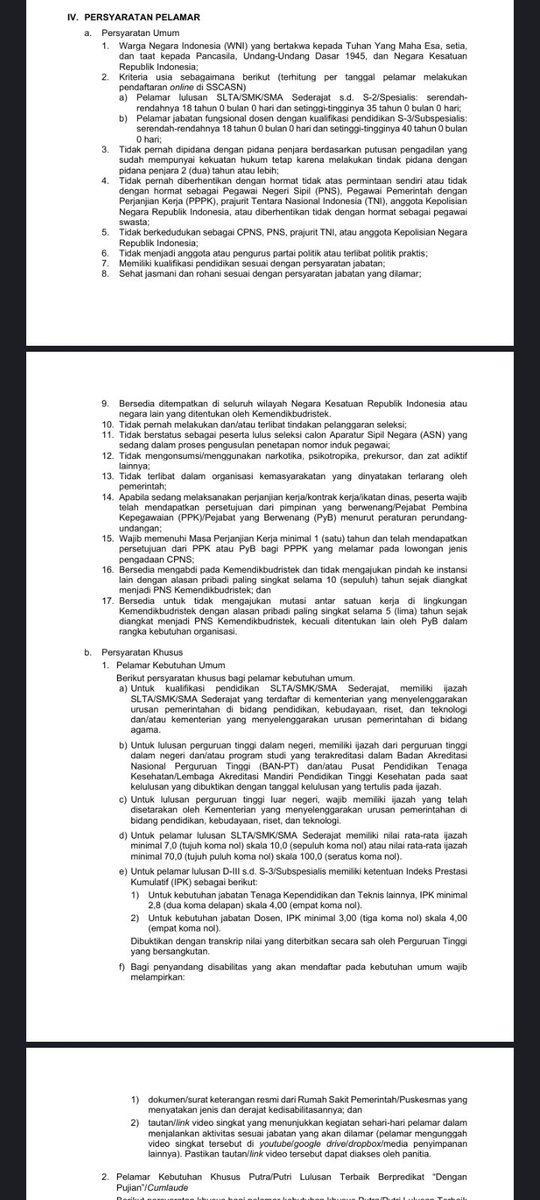 <a href="/feriamsari/">feri amsari</a> <a href="/Silvy_2021/">Silvy Riau | 🔅</a> pandia baca ini, mana asa persyaratan CPNS harus siap berbakti pada Presiden, tidak boleh mengkritik pemerintahan wkwkw Pandia Silvi Riau mah