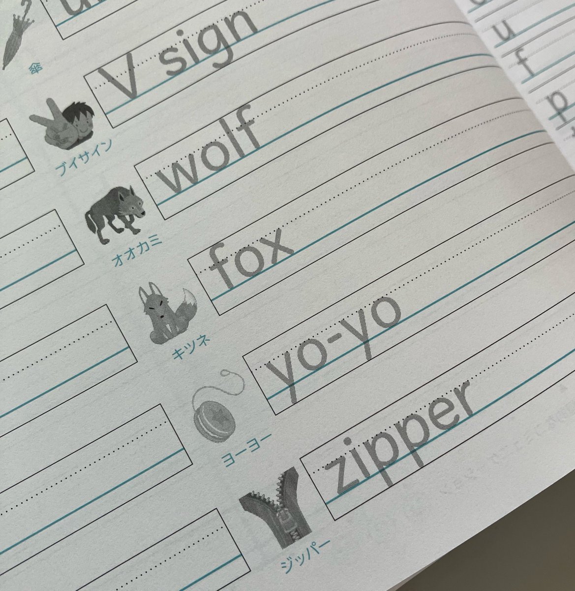 Tak_Yo_Mi's tweet photo. 娘(中1)の英語の書き取りノート。アルファベットの練習だけどYをヨーヨーにしてるの担当者さん分かってるなぁ！！
ちゃんと風船ヨーヨーじゃないところが最高！ https://t.co/bswGY4uGbr