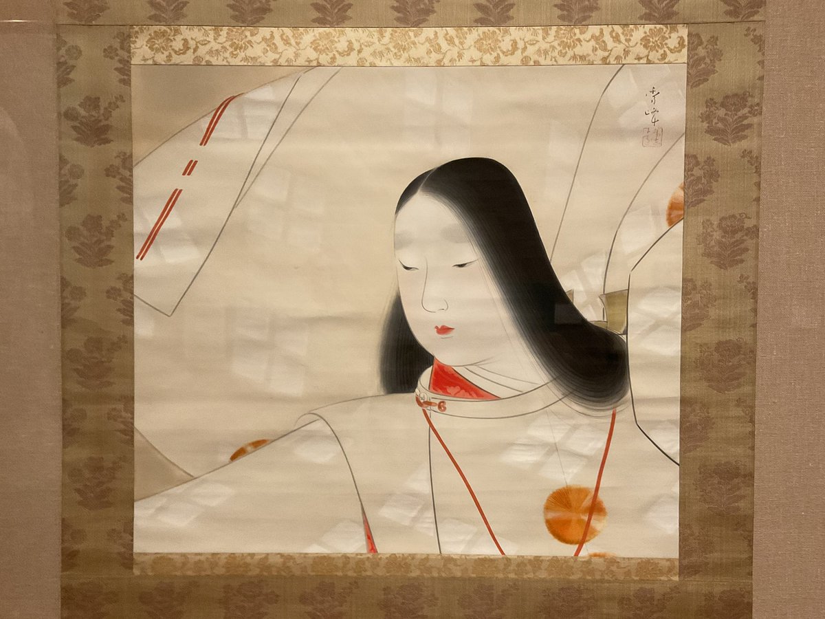 特別展「山川秀峰」では、秀峰による《静》を展示中です。 静御前を 特別展「山川秀峰」では、秀峰による《静》を展示中です。 静御前を