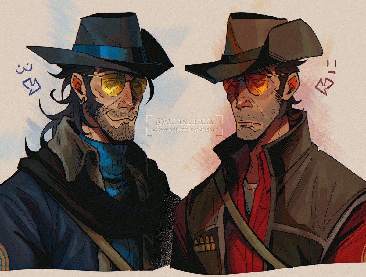NakariiaLe's tweet image. me and my evil clone
#tf2 #snipercest