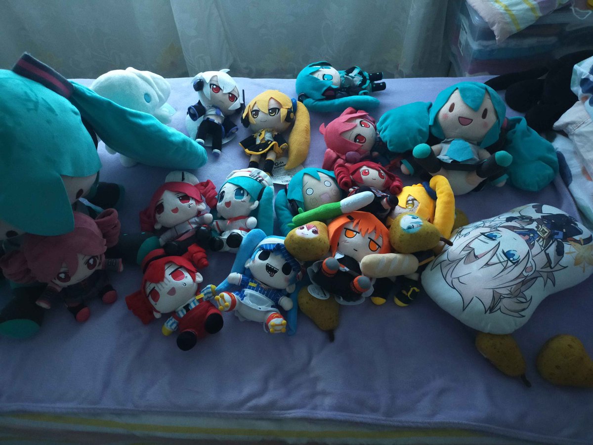 Tohjira_'s tweet photo. I have no reach but here's my current ploosh collection! https://t.co/tYpxWKHfDu