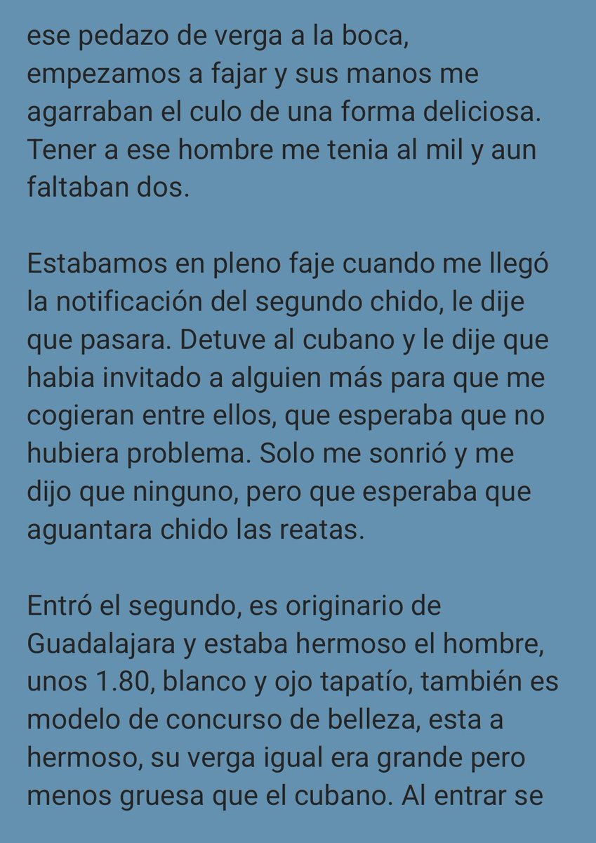 Relatosxxxver's tweet photo. Pastel de 3 leches 🎂💦🤤 1/2

Un seguidor anónimo nos comparte este relato sobre la manera muy particular en la que celebró su cumpleaños. https://t.co/MG1mtgczae