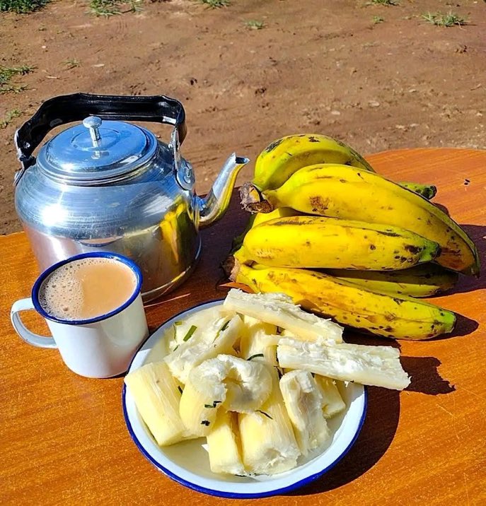 Before going to church first come and we get breakfast