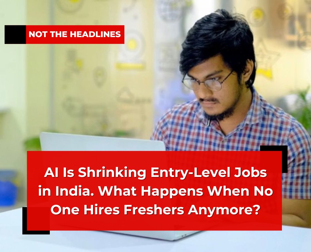 nthdaily's tweet image. 🚨 India's Entry-level hiring in IT industry has dropped to 25% from 70-80%.

What's replacing the traditional model of hiring? 

#IT #India #Nthdaily