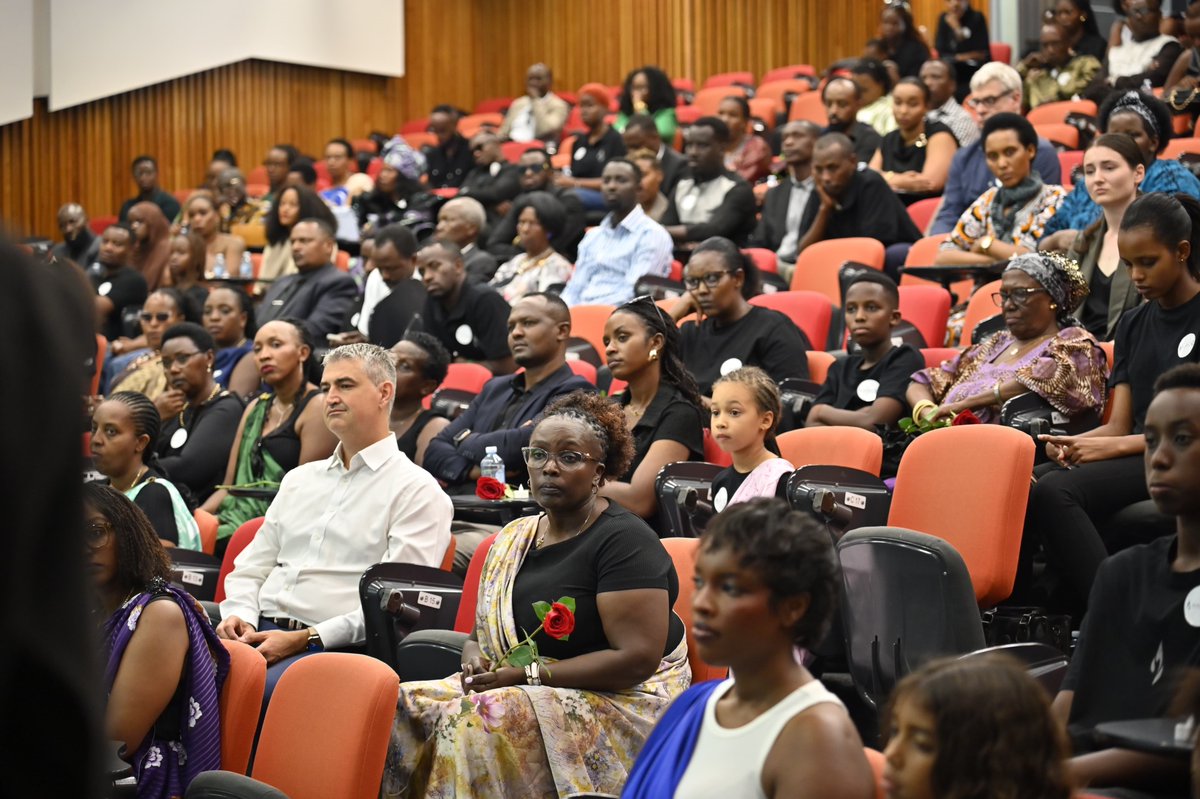 RwandaSingapore's tweet photo. At #Kwibuka32 in Brisbane, QLD, participants paid tribute to the victims of the 1994 Genocide against the Tutsi in Rwanda, and reflected on the importance of upholding historical truth, standing in solidarity with survivors, and global responsibility for early prevention of atrocities. The commemoration also underscored the need for justice and accountability, with calls for the prosecution of remaining genocide suspects still at large.