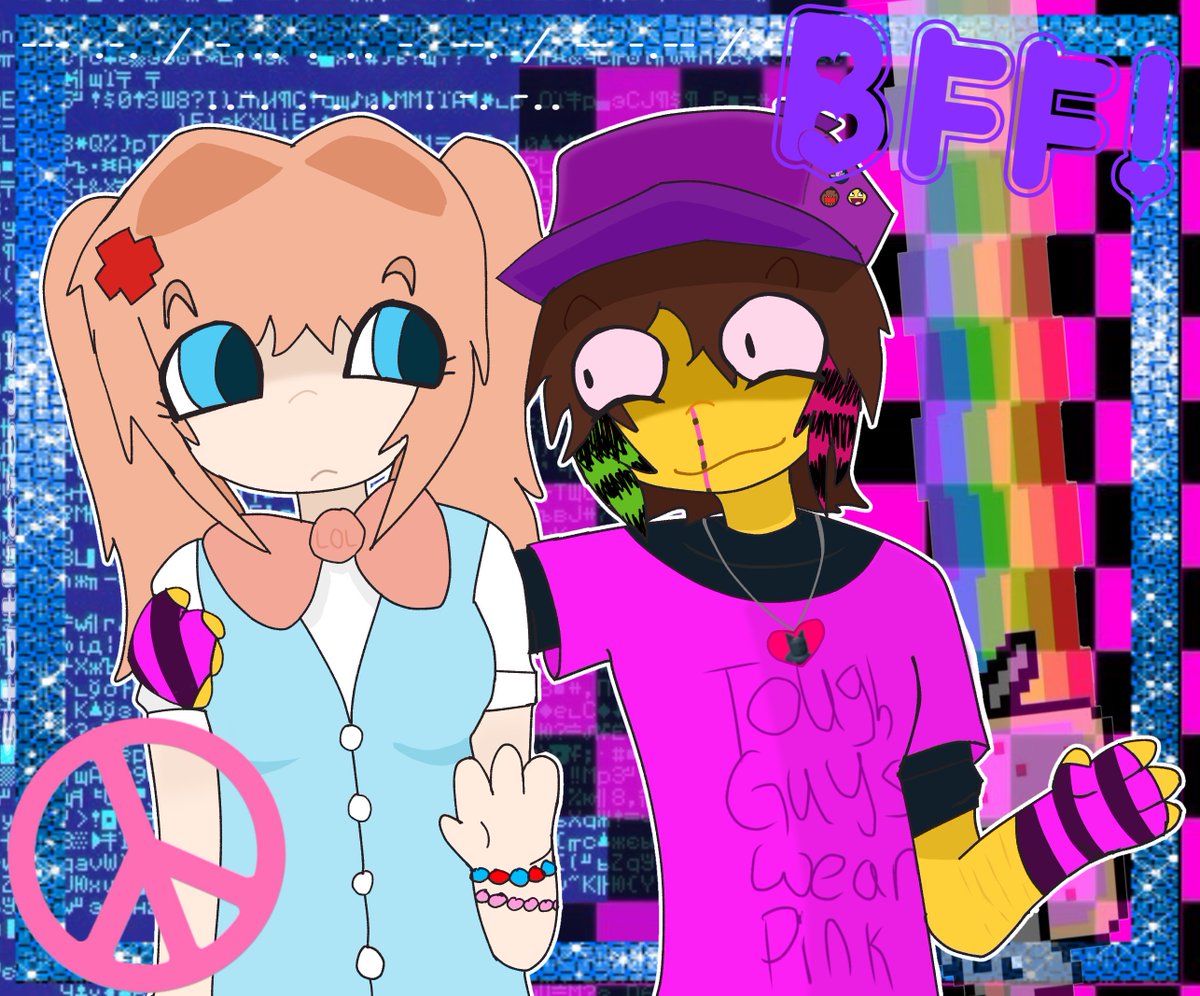 yanderaylol's tweet photo. me and my irls stat & infected sonas :D #statfected #regretevator https://t.co/fEj7umgAcL