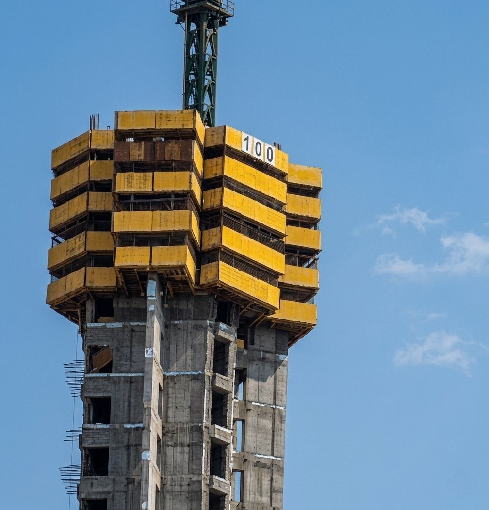 M7MDabudahish's tweet image. Level 100 reached. 🚧
Jeddah Tower continues to rise — a milestone toward the world’s tallest building.

#JeddahTower #Construction #SaudiVision2030