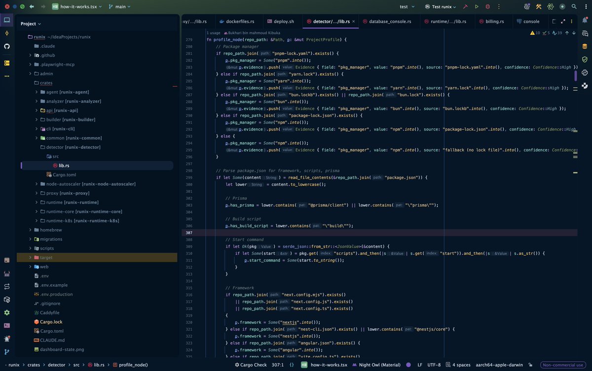 BukhariMahkib's tweet photo. After 80,000 lines of Rust and one layoff, my dream PaaS is finally live. I built it for me, but I hope it helps you too. https://t.co/0PaCmErSNO https://t.co/CNYrZf5yof