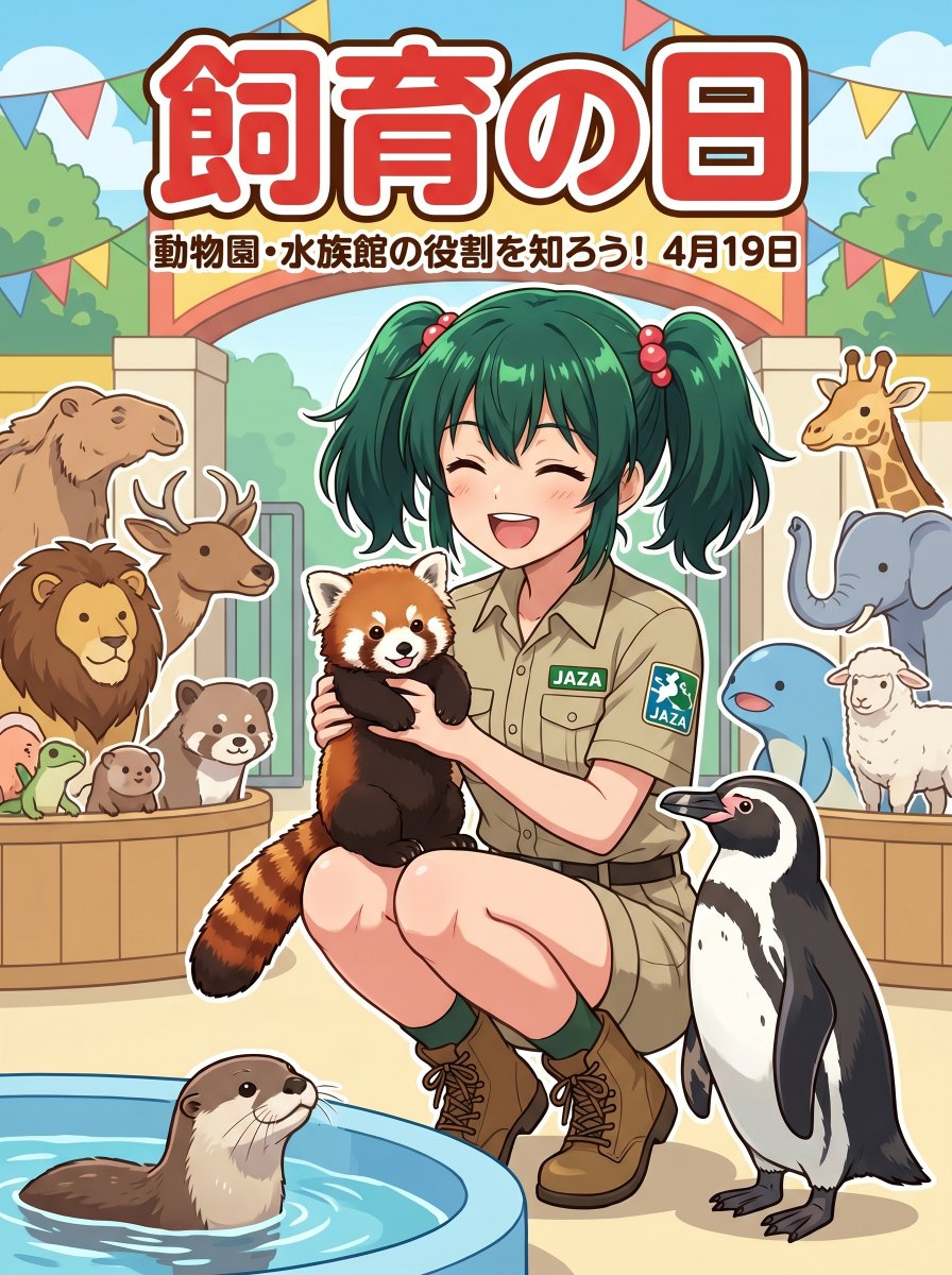 ameiro1616's tweet photo. 4月19日は『し・い・く』の日！🦁一頭一頭の個性に寄り添う飼育員さんの仕事は、まさにプロフェッショナル。今日はそんな舞台裏の努力に思いを馳せながら、動物たちの生き生きとした表情を楽しみたいと思います🦥

#飼育の日 #4月19日 https://t.co/f3zLOfHG1L