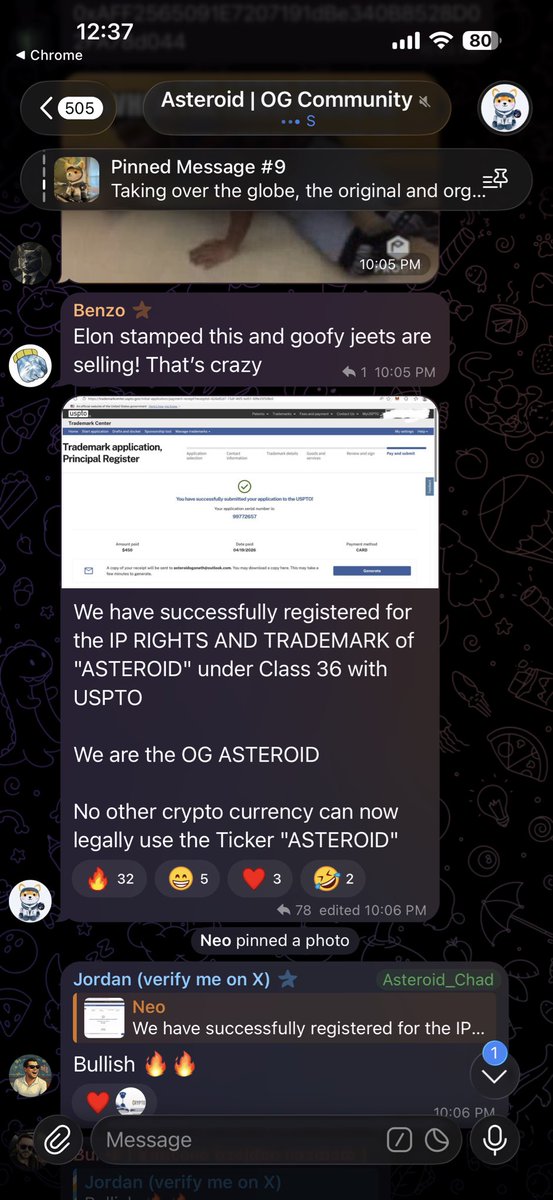 jesusgodking2's tweet photo. @traderpow But the OG $asteroid is 0xAFF2565091E7207191dBe340B8528D02FA78d044… It was launched first… Why you all picked the wrong one? $neiro 2.0? Same narrative https://t.co/kJq6DpMdaI