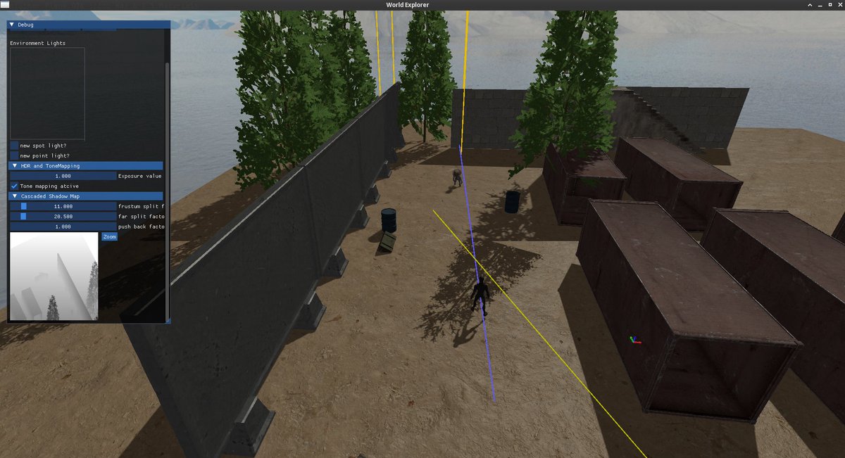 _ahmad98__'s tweet photo. Cascaded shadow mapping, truly the greatest pain in my ass, rotate the camera slightly and watch it start screaming with artifacts.
#gamedev #indiedev https://t.co/oSebHf93gZ