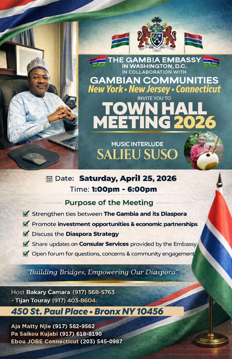 Embassy of The Gambia in Washington D.C. tweet media