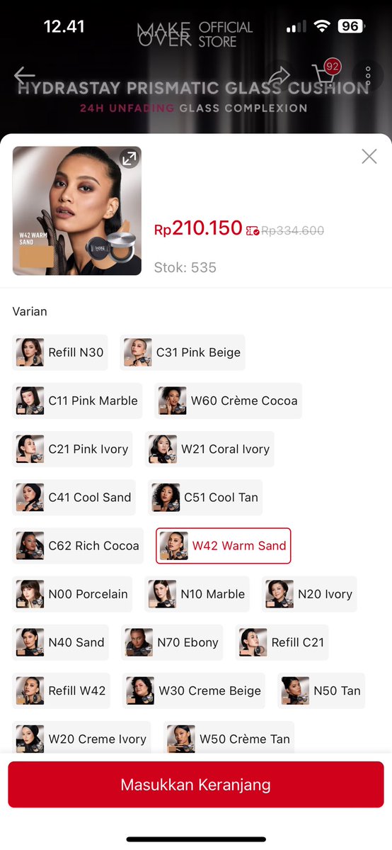 zhanadulset's tweet image. barangkali ada yg minat make over hydrastay prismatic glass cushion preloved baru dipakai tipis 2/3 kali puff masih baru ya

💸150k co lewat oyen biar freeong

#makeover #cushion #preloved #cushionlokal