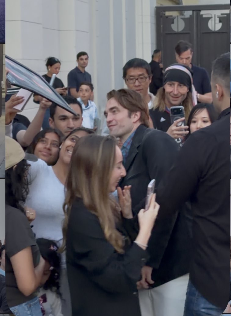 moviebuddyjb's tweet photo. Met Robert Pattinson tonight! And he is very nice to his fans! #robertpattinson #twilight #thedrama #thebatman #tenet #goodtime #themoviebuddy #dunepartthree https://t.co/NGztAOkE5V