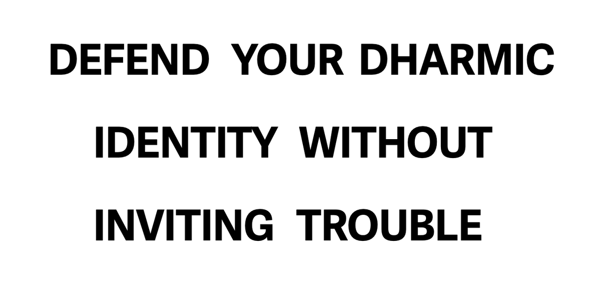 sunilsanjan's tweet image. Unfortunate situation for many Hindus today is that to fight against coercion, brainwash or push back on discrimination against dharmic symbols or Sanatani practices, they fear losing their jobs, influence, or getting bullied or sidelined. For them, I have tried to create a