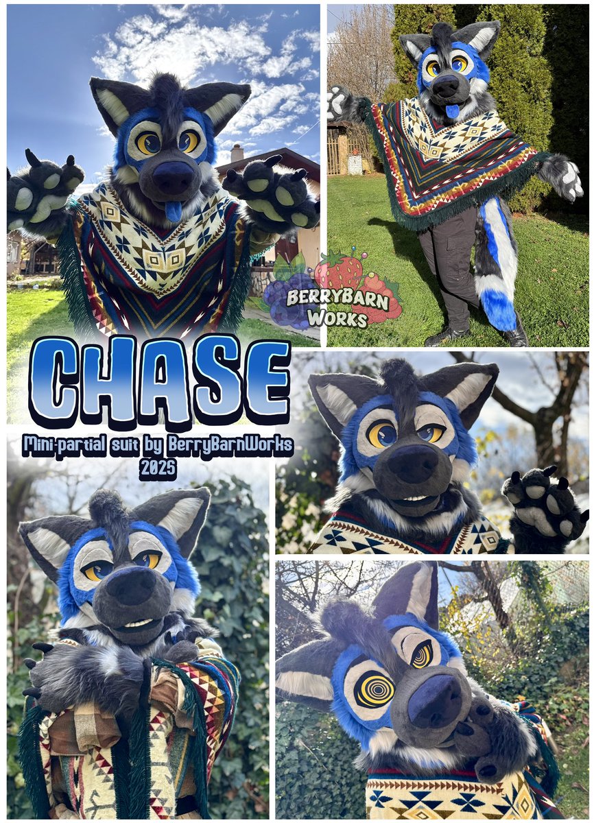 BerryBarnWorks's tweet photo. @Glitzy_Fox Thank you for the showcase!!

We are based in Bulgaria and started officially doing suit work in 2023. We focus on premades that start at €3800 with our last being the coyote that sold at NFC! 
Super excited for out upcoming projects x) https://t.co/5Mt1QULMS7