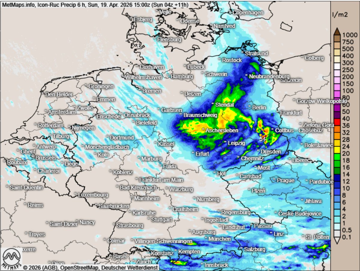 DonnerwetterDe's tweet image. ACHTUNG: große Regenmengen Mitte- und Ostdeutschland #Berlin

Die Lage ist jetzt für den Sonntag nicht ganz ohne, besonders in der Mitte #Hessen, #Thüringen, aber auch #Sachsen und #Brandenburg und #Berlin bis heute Abend große Regenmengen. An der Kaltfront auch einzelne