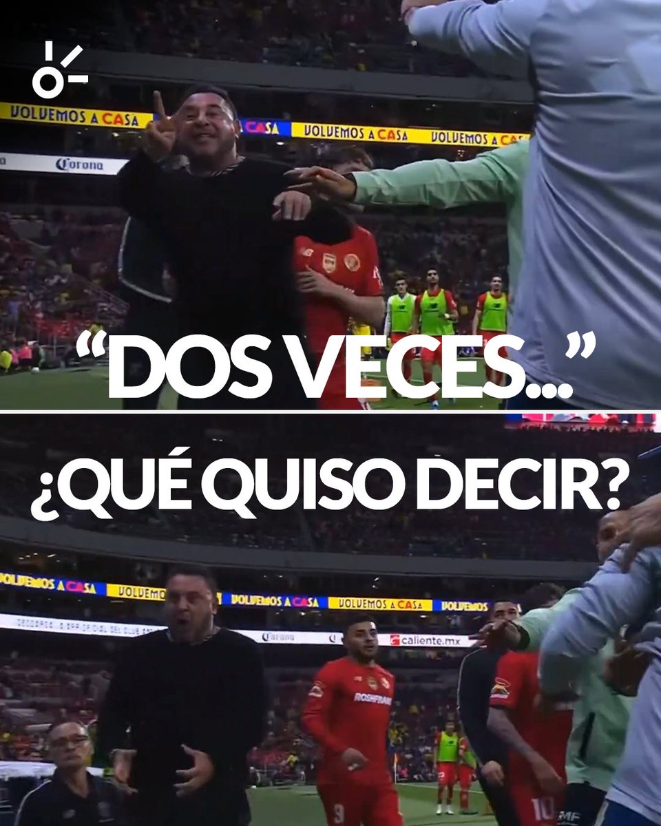 ¡DOS VECES… Y CON MENSAJE! 👀⚽

Antonio Mohamed no se guardó nada ante Club América. Los gestos que encendieron la polémica y dejaron a todos preguntándose... ¿qué quiso decir? 

El 'Turco' volvió a robarse los reflectores