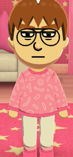 FishDeMan's tweet photo. @paolamaoo Hugh had a child with my mii. I named her "Cholera" https://t.co/A3SSBufdNH