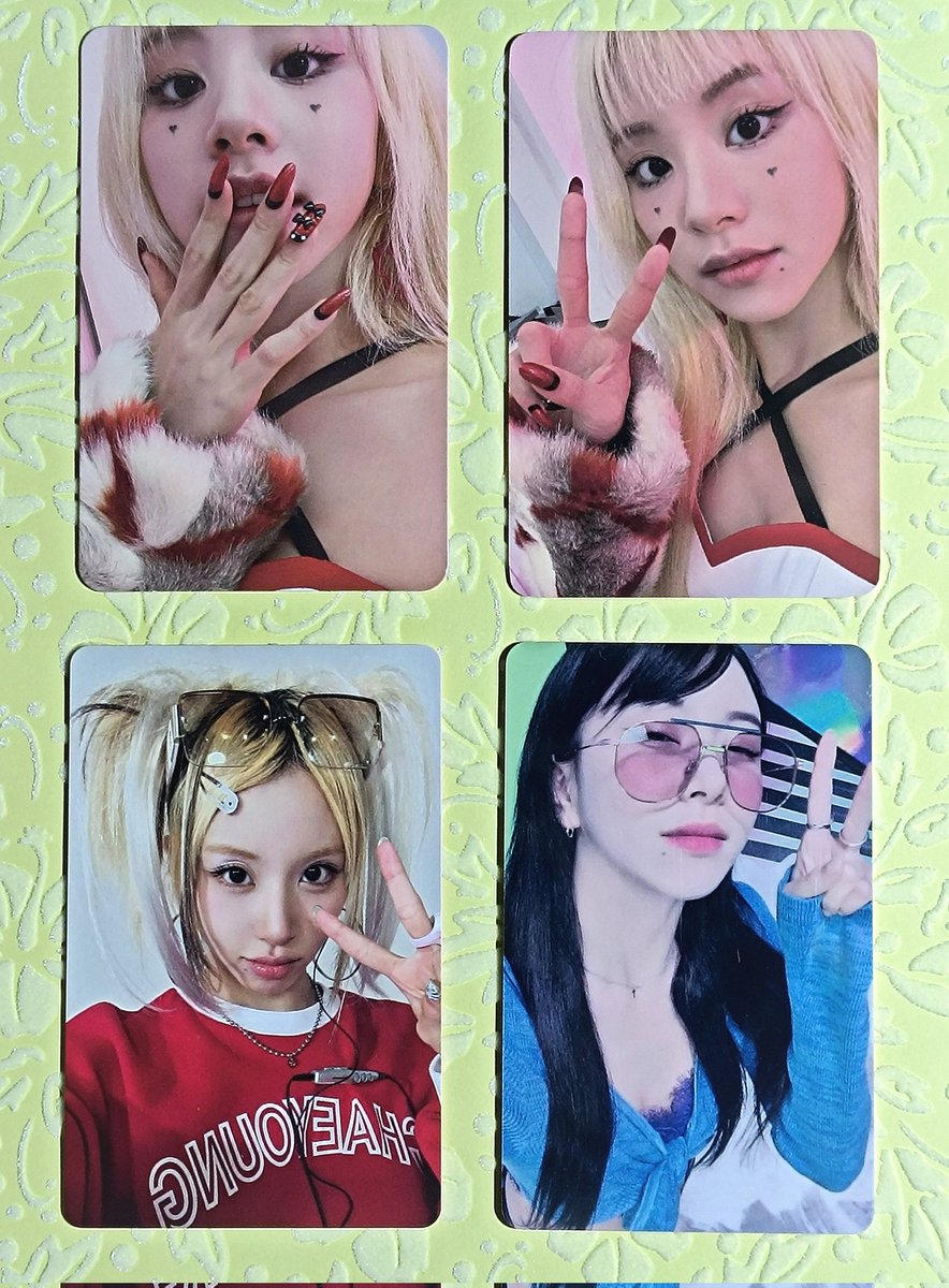 carloeeew's tweet photo. wts lfb ⋆౨ৎ˚⟡˖
#carloesells

౨ৎ ₱1.5k set only ɞ

— can look kahati !
— set your own pbd nalang
— dm me / reply mine to claim
— dop: payoret sincr rush 
— on hand, mint condition but still X for sensi
— mop: gcash
— mod: jnt

# chaeyoung twice https://t.co/nP0tKqHXQj