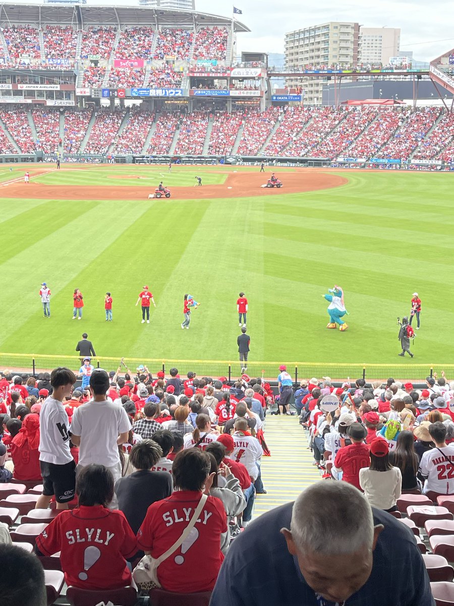 superhero1616's tweet photo. 今日もなかなか点が取れません
＃広島カープ
＃マツダスタジアム https://t.co/Lx2penEaYS