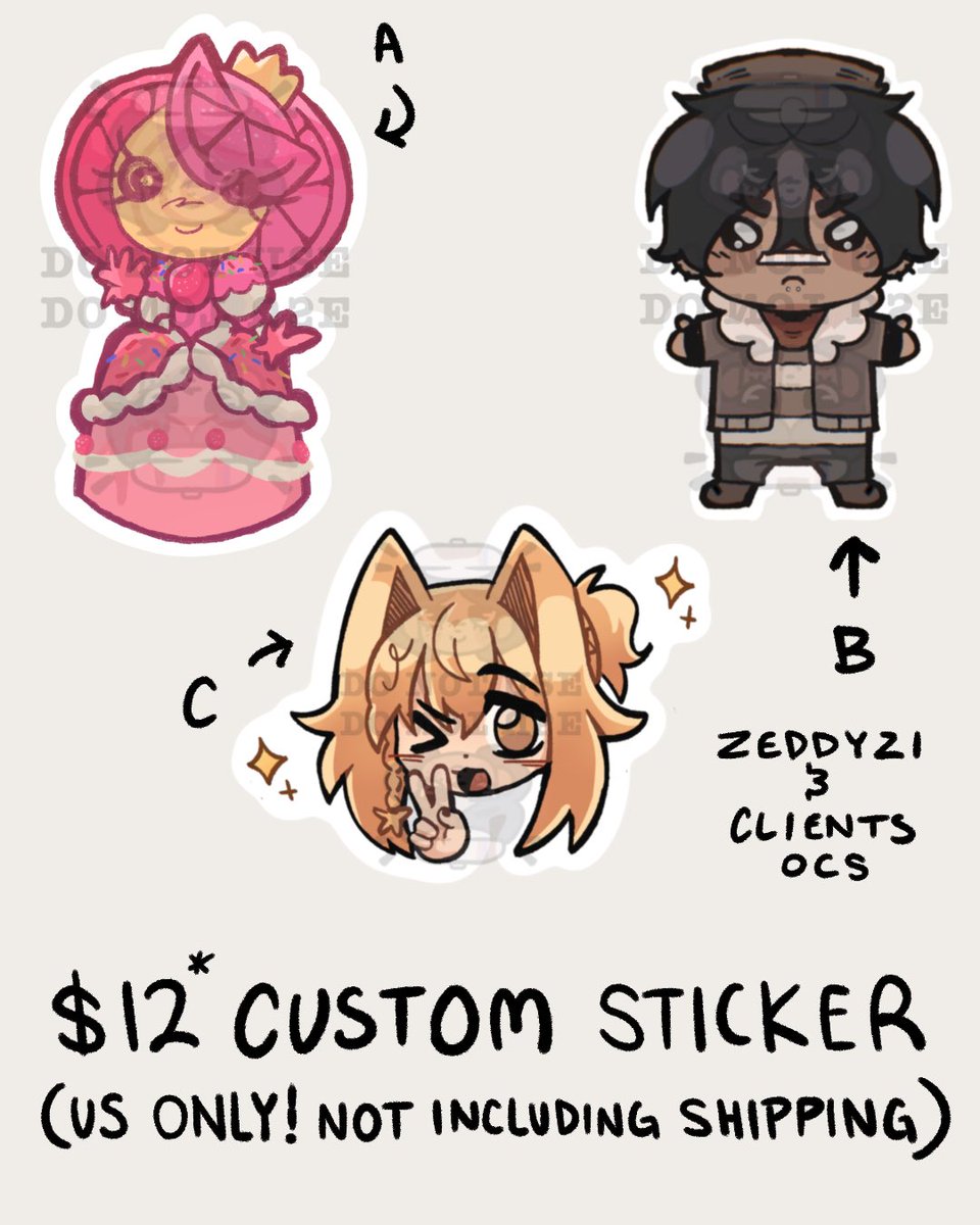 Celionicdoodles's tweet image. Hi #commissionsheet #commissions #stickers