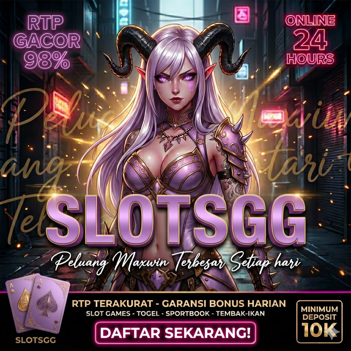 SlotsggHoki's tweet photo. Dengan RTP Gacor terakurat up to 98%, peluang Maxwin kamu terbuka lebar SETIAP HARI! Nggak perlu modal gede, cuma dengan 10K aja kamu udah bisa nikmatin semua permainan lengkap.
Main Sekarang : https://t.co/MEh9PfDSQw https://t.co/Mcy2XA25z5