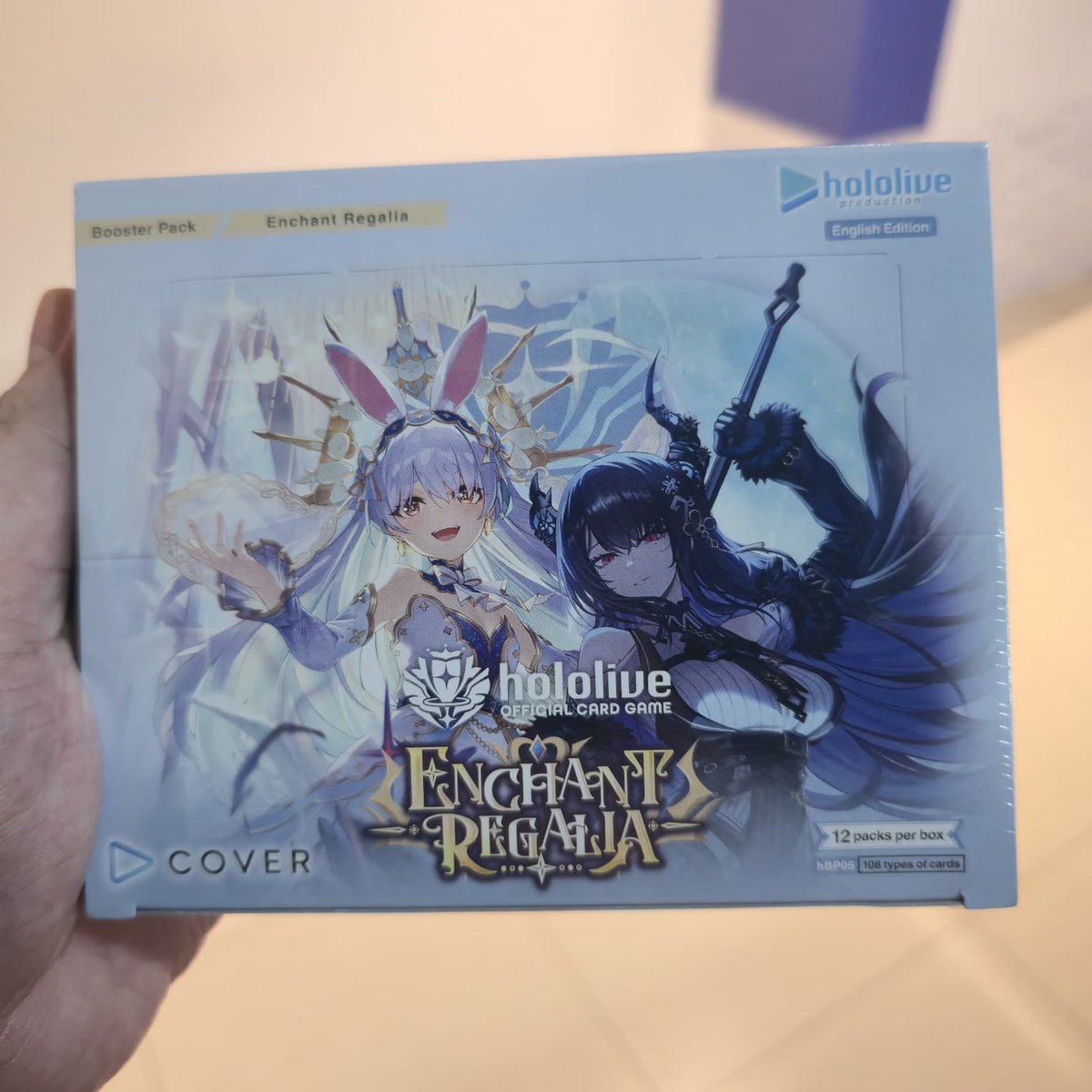 Cardboard_CS's tweet image. [English] Hololive Official Card Game - Enchant Regalia - Booster available in store!

While stocks last!

#tcg
#tradingcardgame
#cardboardcollectible
#sgcardshop
#Hololive
#hololivetcg
#hololivetcgcards