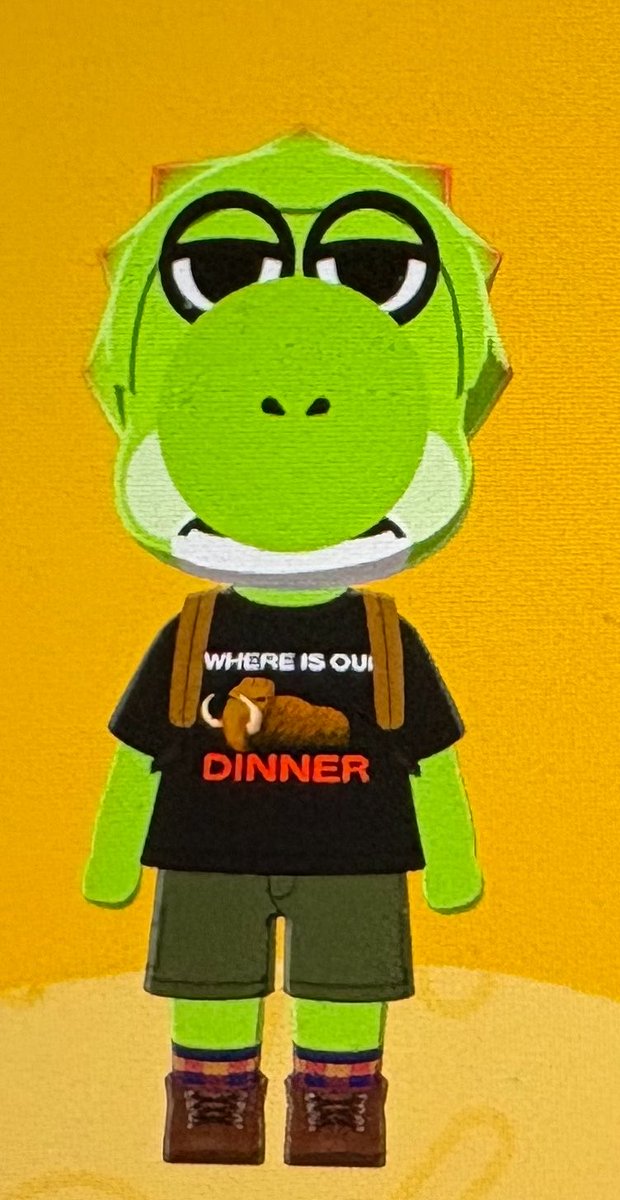Yoshi had a very funny process before I got something I liked