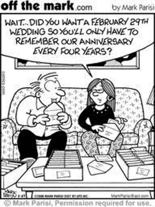Neilfan12's tweet image. 👰📆🤔 #LeapYear #Wedding #Anniversary 🤔📆🤵