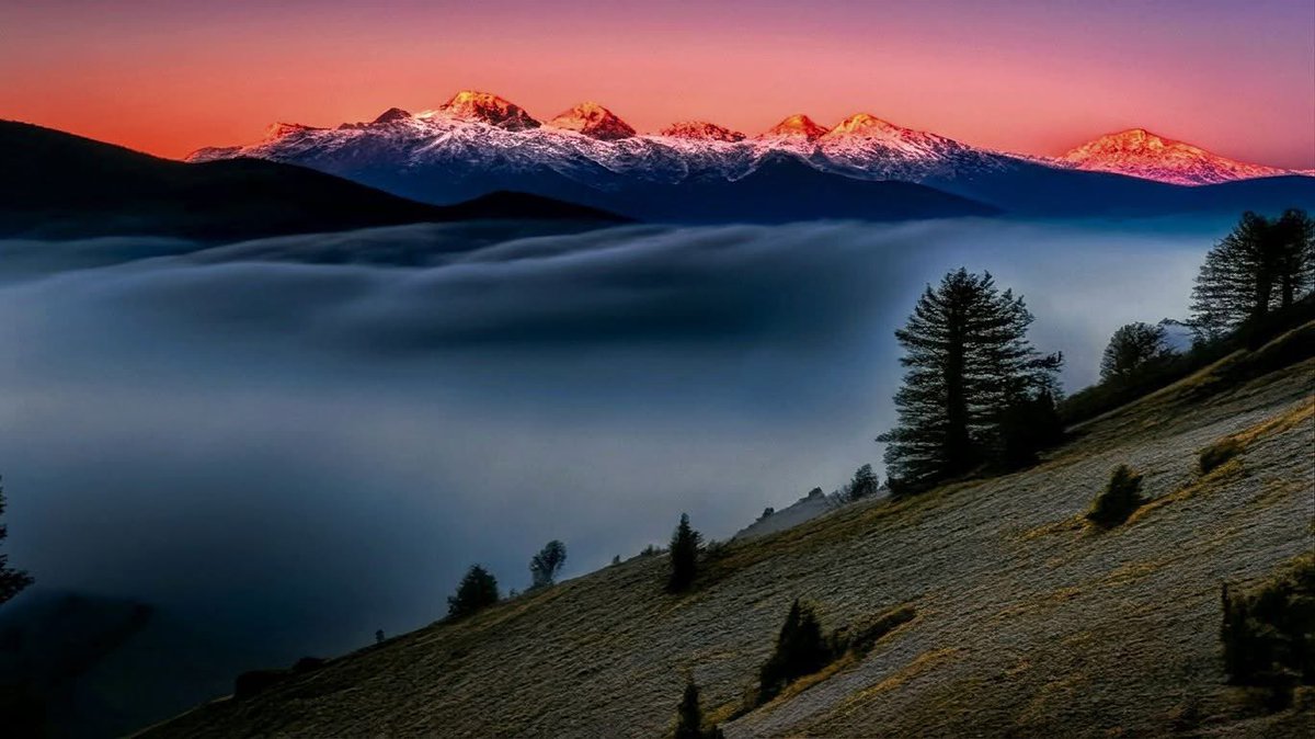 M_Fawaz91's tweet image. #Nature #NatureExplorer #NatureBeautiful #NaturePhotography #X #Dailypic 

Where the mountains kiss the sunrise and the clouds rest below 🌄✨