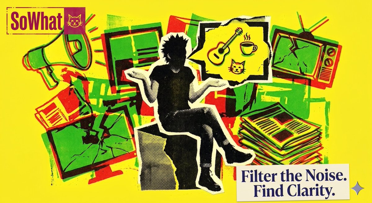 parikshit_barua's tweet image. Most "breaking news" doesn't actually matter to your daily life.

"SoWhat?"... coming soon

@opencode x @GrowthX_Club 

#teaser