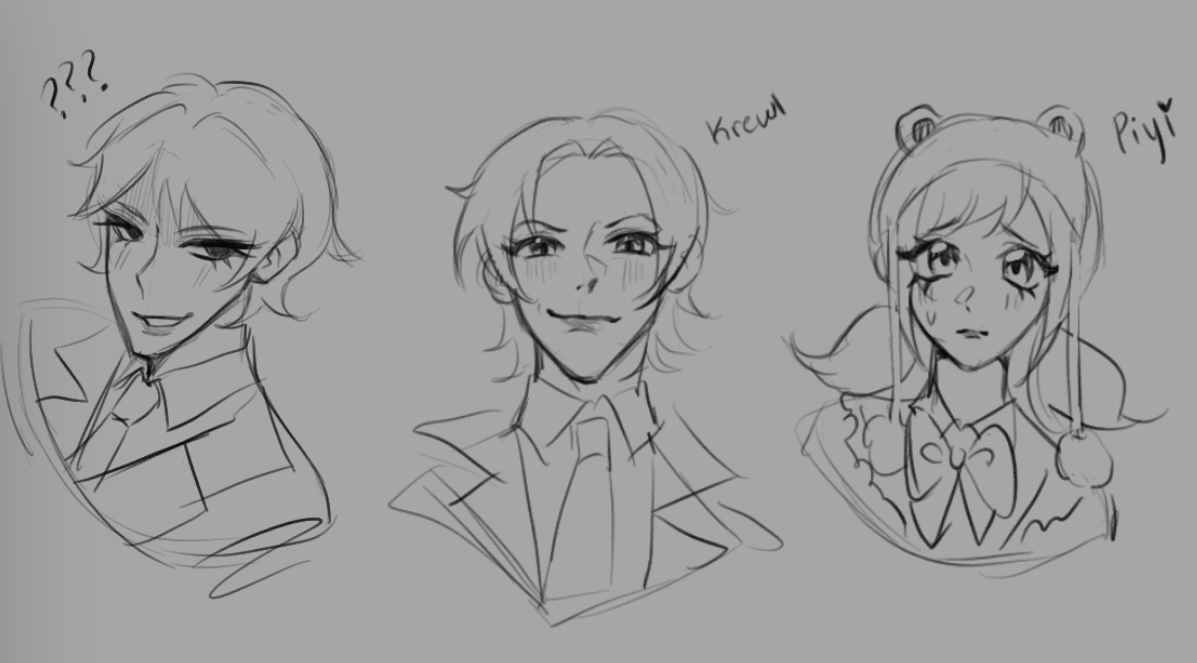 Doodles of my favs // #isekaironpa #irtd
