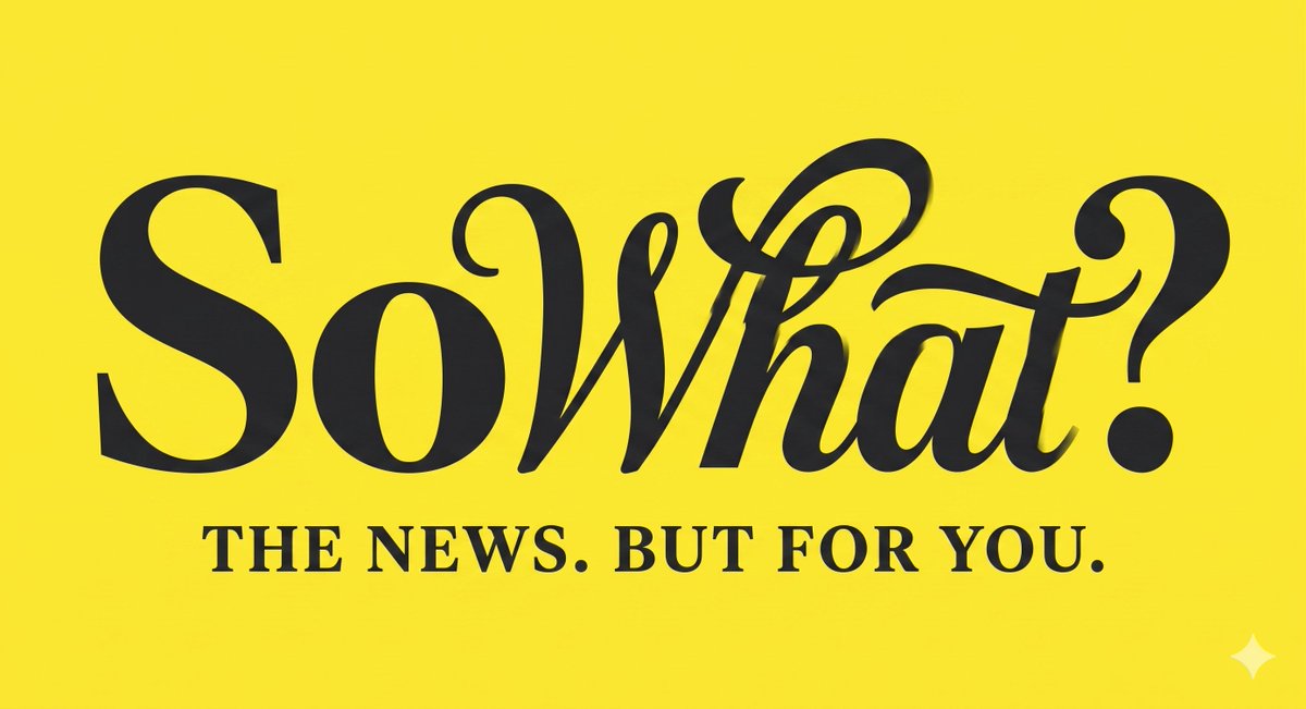 parikshit_barua's tweet image. Most "breaking news" doesn't actually matter to your daily life.

"SoWhat?"... coming soon

@opencode x @GrowthX_Club 

#teaser