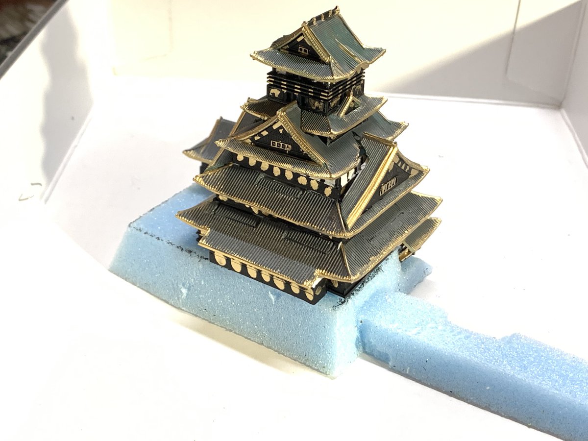 お城のジオラマ鍬匠甲冑屋 岐部博 tweet media