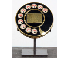 PSOEmployment's tweet photo. Seeking #meangirls with champagne tastes. Afford the finer things by working as a phone Domina and object of worship, as is mete.
Schiaparelli x Dali Telephone Dial Powder Compact, 1935.
Their first collaboration, designed for the couturière's "Stop, Look and Listen" collection. https://t.co/vPF9TmZhvj