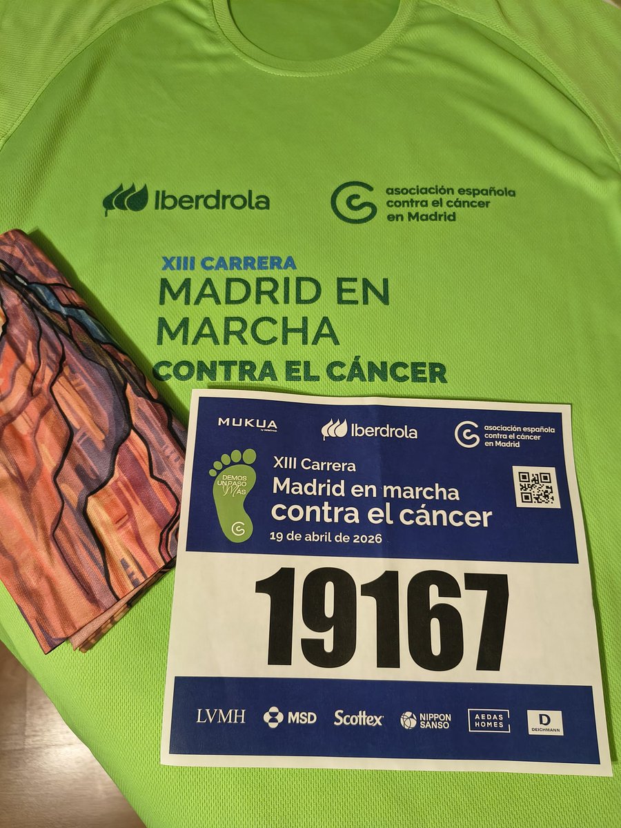 fmorgal's tweet photo. Porque la causa lo merece, no podíamos faltar y aquí estamos un año más. @ContraCancerEs, @ContraCancerMAD. https://t.co/n5oAKcdZn7