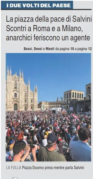 Piazza Duomo piena...
#Remigrazione