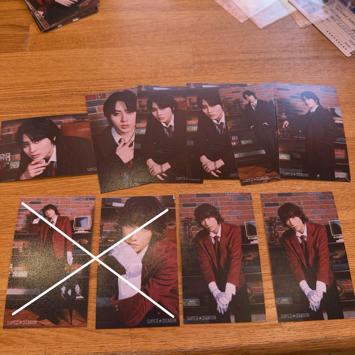 bloodtypeABdesu's tweet image. SUPER★DRAGON Live Tour2026 Studio グッズ交換 ミニ生写真 東京限定

【譲】💚（志村玲於、伊藤壮吾、田中洸希、池田彪馬、松村和哉、柴崎楽）

【求】💖（優先）古川毅＞＞🤍飯島颯、ジャン海渡

本日手渡し希望
郵送も場合によっては可
#スパドラ #superdragon
#Studio