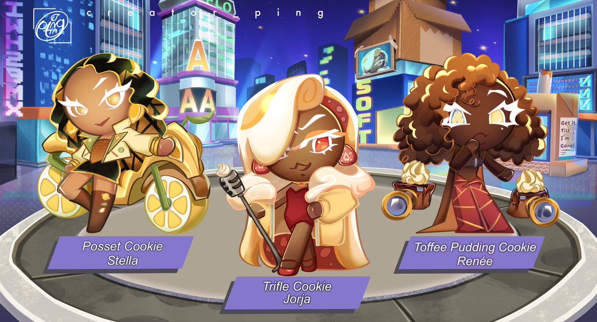 creator_ping's tweet image. Platter City, make room for dessert! 
#ovensmash #flo