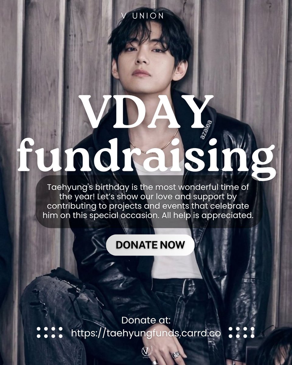 Donations are OPEN to support beloVed Taehyung’s birthday projects for this most wonderful time of the year via taehyungfunds.carrd.co ❄️🎁

►gofundme.com/f/vday-support…
►paypal.me/kthunion

Let’s make it special, thank you 💜