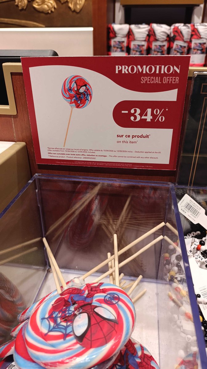 DisneyGazetteFr's tweet image. #DisneylandParis

Vous avez jusqu’au 12/5 pour profiter des nombreux produits Marvel en réduction! 🏷️

Recrues! Qui va craquer? 🛍️

#Disney